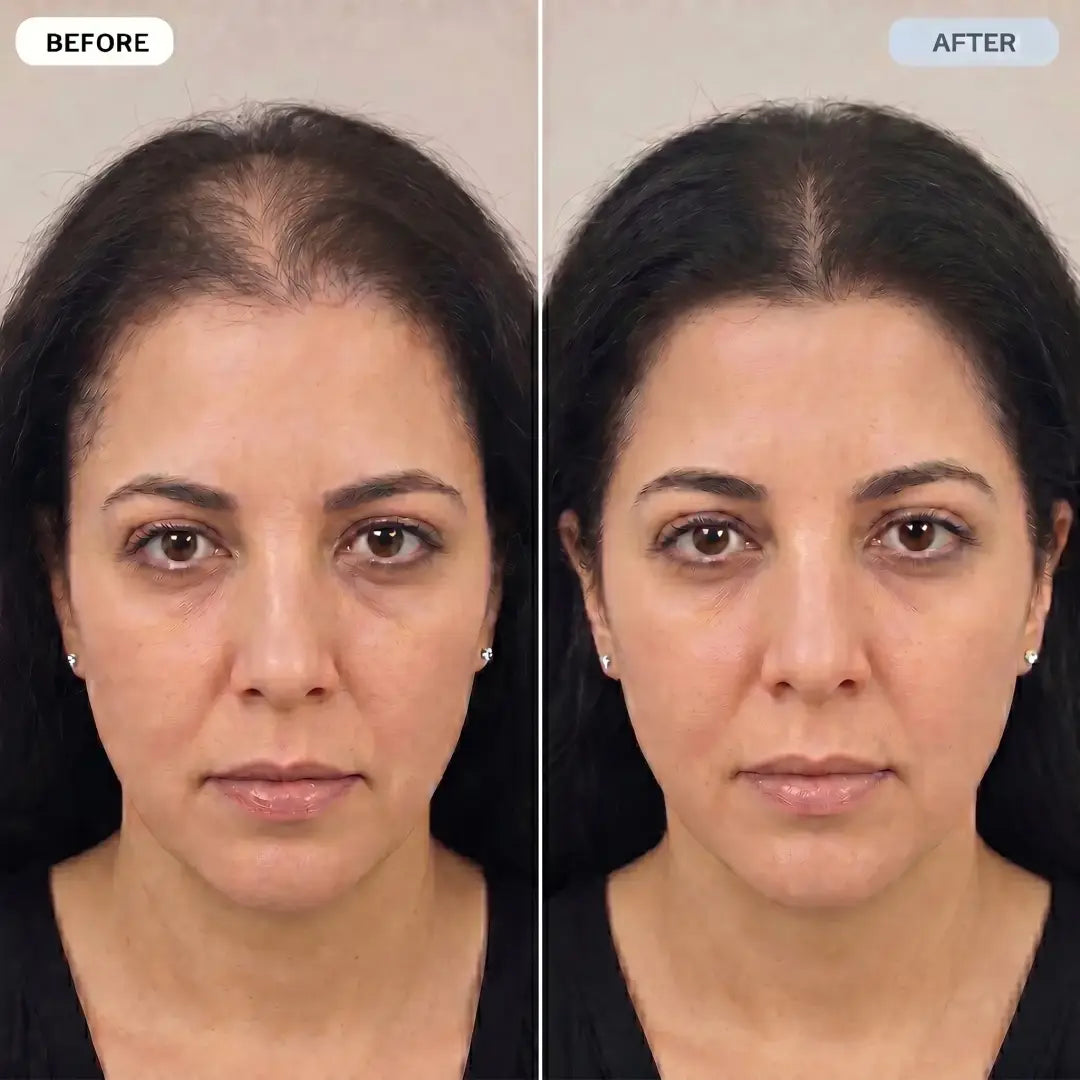 Before and after — fuller part