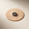 Hushlab circular adhesive patch with magnetic disc